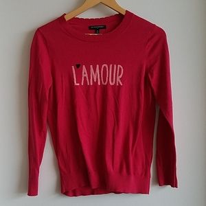Banana Republic Factory L'Amour graphic sweater